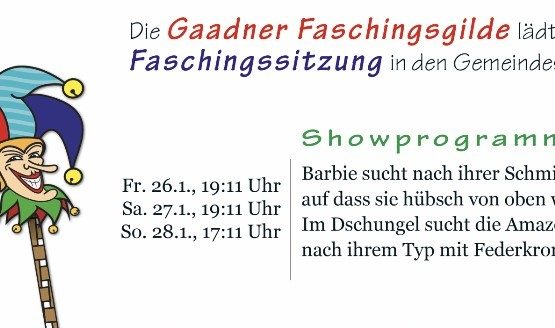 CDW Faschingssitzung 26.01.2024